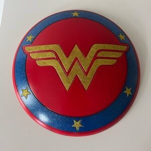 Wonder Woman Superhero Sheild Blue Red and Gold